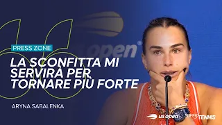 Aryna Sabalenka after her US Open 2026 final defeat