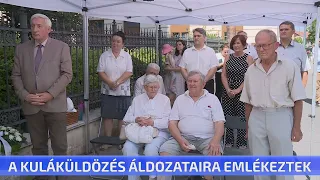 A kuláküldözés áldozataira emlékeztek