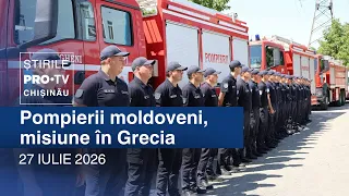 PRO TV News (5:00 PM) | MOLDOVAN FIREFIGHTERS, MISSION IN GREECE |