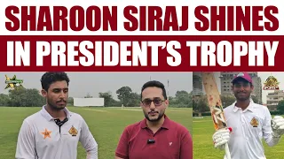 Sharoon Siraj: Sahiwal’s Rising Star | PTV’s All-Rounder in President’s Trophy 2026-27