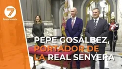 Pepe Gosábez, Senyera bearer: "It is one of the greatest honors a Valencian can have"