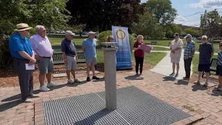 BNEWS Feature: Rotary Club of Burlington Rededicates Fountain