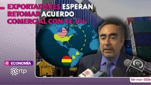 Exportadores esperan retomar acuerdo comercial con EE.UU.