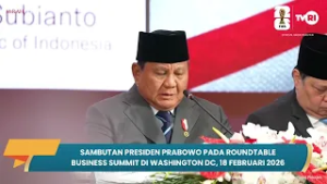 Sambutan Presiden Prabowo pada Roundtable Business Summit di Washington DC, 18Februari 2026