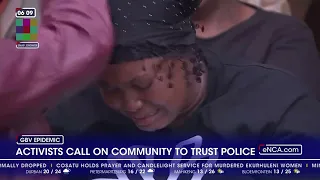 Activists call on community to trust police