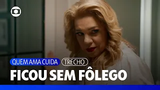 Pilar swoons while watching Iuri work out | Love Takes Care | TV Globo