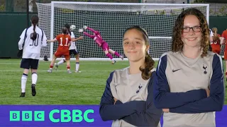 NEW Series 4 Football Academy | Spurs vs Wales: Can Eliza & Ava Get Their First Goal? | CBBC