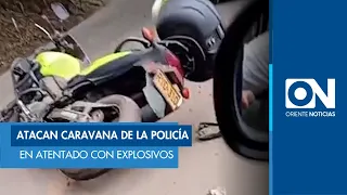 New attack against the Police in Norte de Santander: explosives and gunfire against a convoy