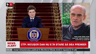CTP: NICUȘOR nu e în stare să dea un PREMIER. Știri B1TV_ 11 aug. 2026