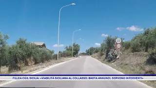 FILLEA CGIL SICILY: "SICILIAN ROAD NETWORK IS COLLAPSING; NO MORE EMPTY PROMISES, WE NEED ACTION"