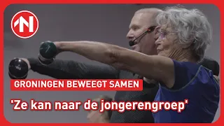 Heleen Jansen (81) is zo fit dat ze met de groepslessen voor jongeren mee kan doen