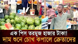এক পিস তরমুজ হাজার টাকা! দাম শুনে চোখ কপালে ক্রেতাদের, কী বলছেন বিক্রেতারা? | Bangla TV