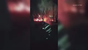 Brush fire near I-76 contained to 3 acres overnight