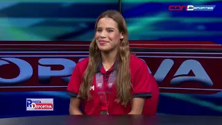 Victoria Garza, a special medalist for the DR