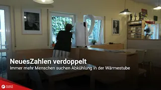 Zahlen verdoppelt: Immer mehr Menschen suchen bei Hitze in der Wärmestube Abkühlung