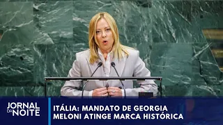 Giorgia Meloni's government reaches historic milestone in Italy | Jornal da Noite
