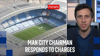 Man City chairman releases a statement over financial charges