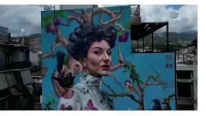 Un mural de Maria Callas ha sido declarado el mejor del mundo en la ciudad de Kalamata