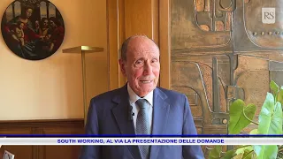 SOUTH WORKING, AL VIA LA PRESENTAZIONE DELLE DOMANDE
