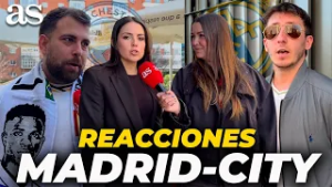 La afición del REAL MADRID reacciona al MANCHESTER CITY de CHAMPIONS: ganas de REVANCHA