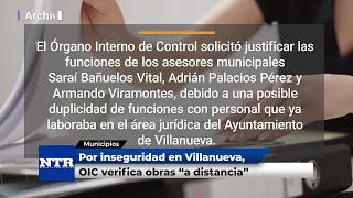 Due to insecurity in Villanueva, OIC verifies public works "remotely"