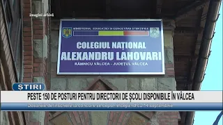 OVER 150 SCHOOL PRINCIPAL POSITIONS AVAILABLE IN VÂLCEA
