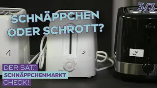 Elektro- & Party-Schnäppchen: Taugen Tedi, Woolworth & Action? | 3/3 | SAT.1 Schnäppchenmarkt-Check!