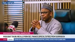 Pres. Tinubu Recalls Perm Sec, Finance (Special Duties) From Suspension