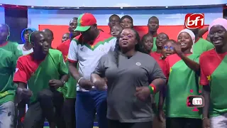 The 2026 Mandatory Patriotic Immersion recruits put on a show on Télé S'amuz
