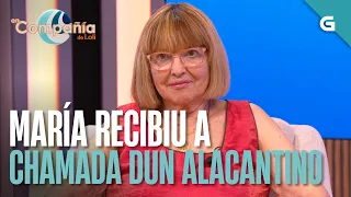 María recibiu a chamada de Miguel, un ALACANTINO que ve a TVG | EN COMPAÑIA DE LOLI