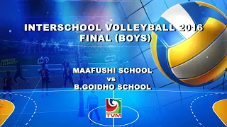 Inter School Volleyball 2016 Final (under 16 boys)