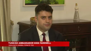 OUTGOING TURKISH AMBASSADOR CONVENES PRESS BRIEFING