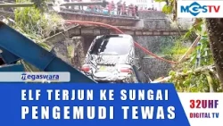 ELF PLUNGES INTO RIVER, DRIVER KILLED