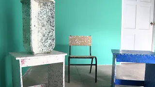 Discarded School Furniture Gets New Life Through Glastic Designs