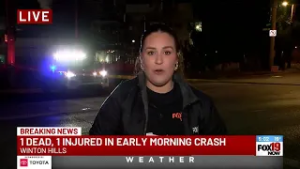 1 dead, 1 hurt in Cincinnati crash