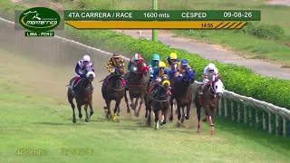 Hipódromo Monterrico - 4ta Carrera 09 Agosto 26