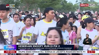 6.500 Pelari dan Anjing Ramaikan Snoopy Run di PIK 2 #BeritaSatuSiang