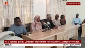 FCT council polls: Obedient Movement rejects AMAC, alleges violence