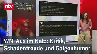 The German team's World Cup dream is over – and the fallout is being heavily debated online | ntv