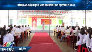 HANDOVER OF SCHOOL RENOVATION PROJECTS IN VINH PHONG