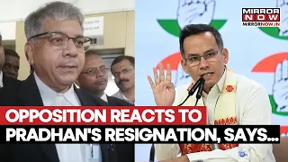 Dharmendra Pradhan Resignation: Congress MP Gaurav Gogoi, Prakash Ambedkar React To Exit | WATCH