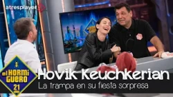 La brillante trampa de Vicky Luengo a Hovik Keuchkerian con una ensaladilla rusa - El Hormiguero