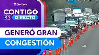 SPILLED ROCKS AND MUD: Truck lost its load in the middle of the highway - Contigo En Directo
