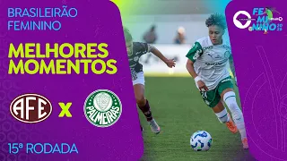 HIGHLIGHTS: FERROVIÁRIA 0-0 PALMEIRAS | WOMEN'S BRASILEIRÃO | ROUND 15