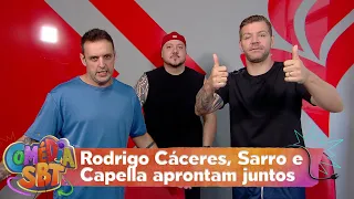 Rodrigo Cáceres agrees to embarrass himself with Sarro and Capella | SBT Comedy (07/04/26)