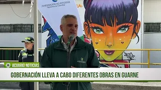 Gobernación de Antioquia lleva a cabo diferentes obras en Guarne