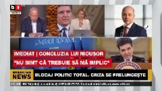 SPECIAL B1. BLOCAJ POLITIC TOTAL. / PAȘCA, acuzat de DIICOT că EXPLOATA BOLNAVI. P2