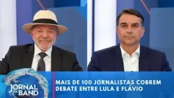 Over 100 journalists to cover debate between Lula and Flávio Bolsonaro | Jornal da Band