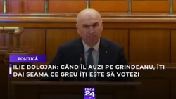 Ilie Bolojan: Când îl auzi pe Grindeanu, îți dai seama ce greu îți este să votezi