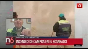 INCENDIO DE CAMPOS EN EL SOSNEADO